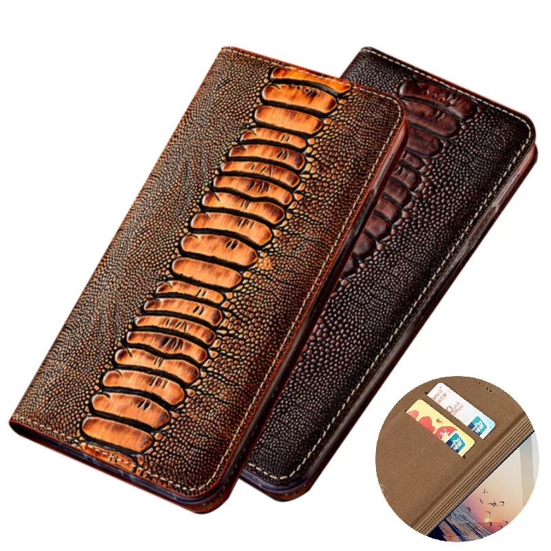 Чехол Ostrich claw из натуральной кожи для OPPO A59/OPPO A57/OPPO A53/OPPO A52/OPPO A12 чехол телефона с