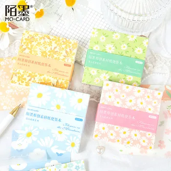 

100Sheets/pack Kawaii Cute Flower Memo Pad Agenda List Notepad Diary Stationery School Office Supplies Bullet Journal sl2499