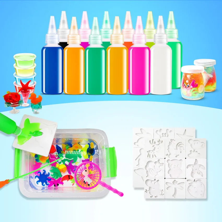 Tanio Dzieci DIY magiczne wodne zabawki dla dzieci Handmade DIY