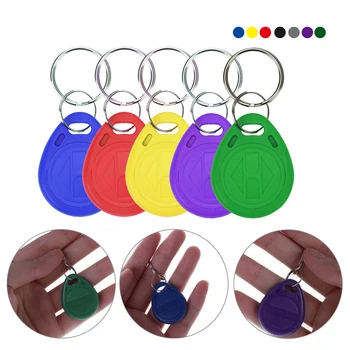 

10pcs Writable 125kHz RFID Rewrite Clone Key Fob Clone EM4305 T5577 Proximity Duplicator Copy Key Fob Token Ring