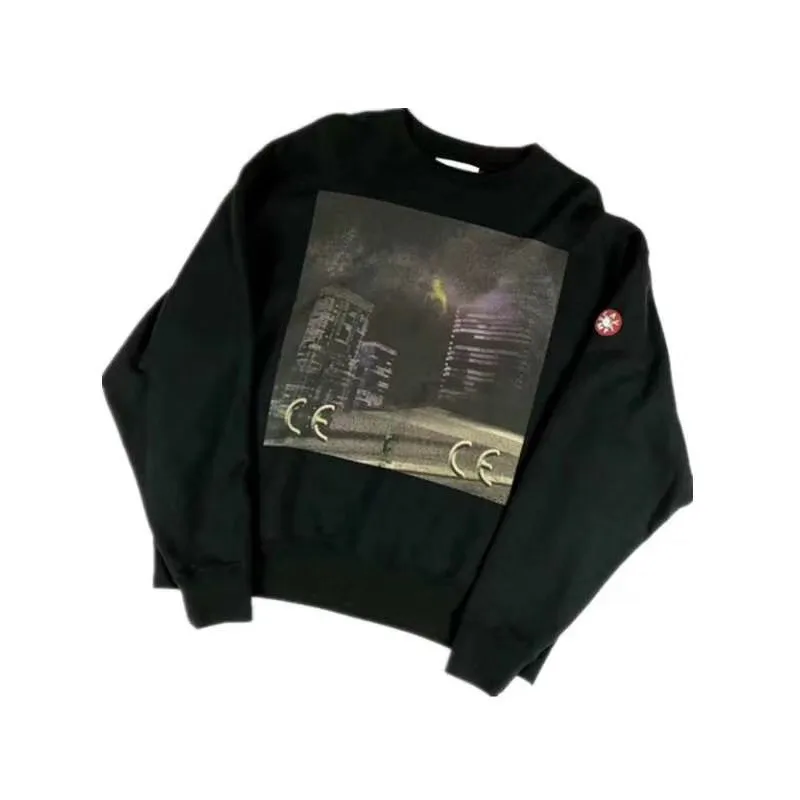 CAVEMPT CAV EMPT кофты Для мужчин Для женщин Детский свитер с вышивкой с капюшоном Для мужчин s CAV EMPT пуловер