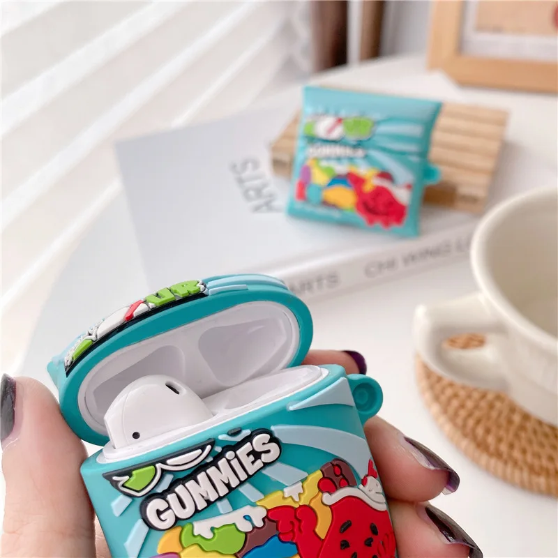 3D Luxury Earphone Case For AirPods 1 2 3 Pro sweet sugar chocolate Potato Chips soft silicone Wireless Headset bluetooth case 3D Luxury Earphone Case For AirPods 1 2 3 Pro sweet sugar chocolate Potato Chips soft silicone Wireless Headset bluetooth case