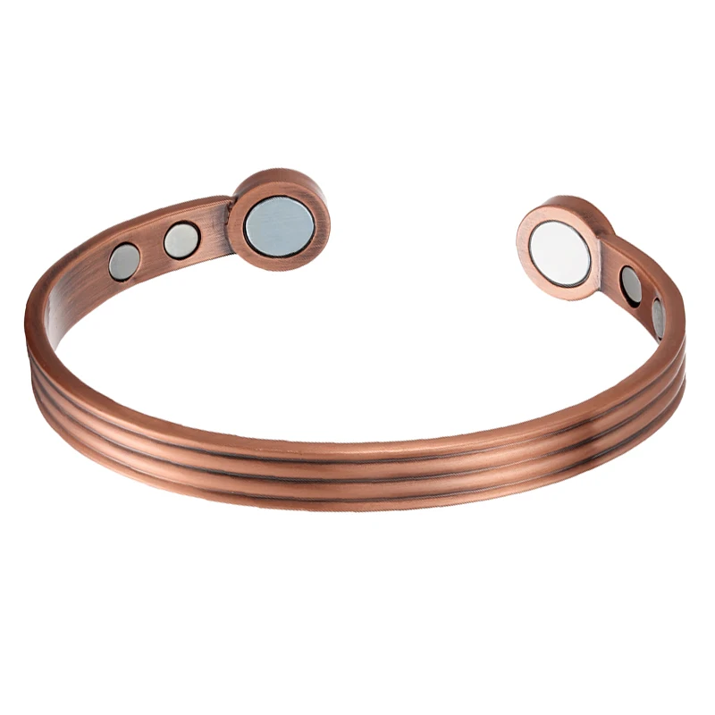OKtrendy Magnetic Copper Bracelet Women Gift Casual Adjustable Cuff Bracelet Energy Pure Copper Bracelets Bangles For Women