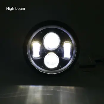 

Headlight Motorcycle Headlight White Angel Ring For Harley Cafe Racer 1pcs