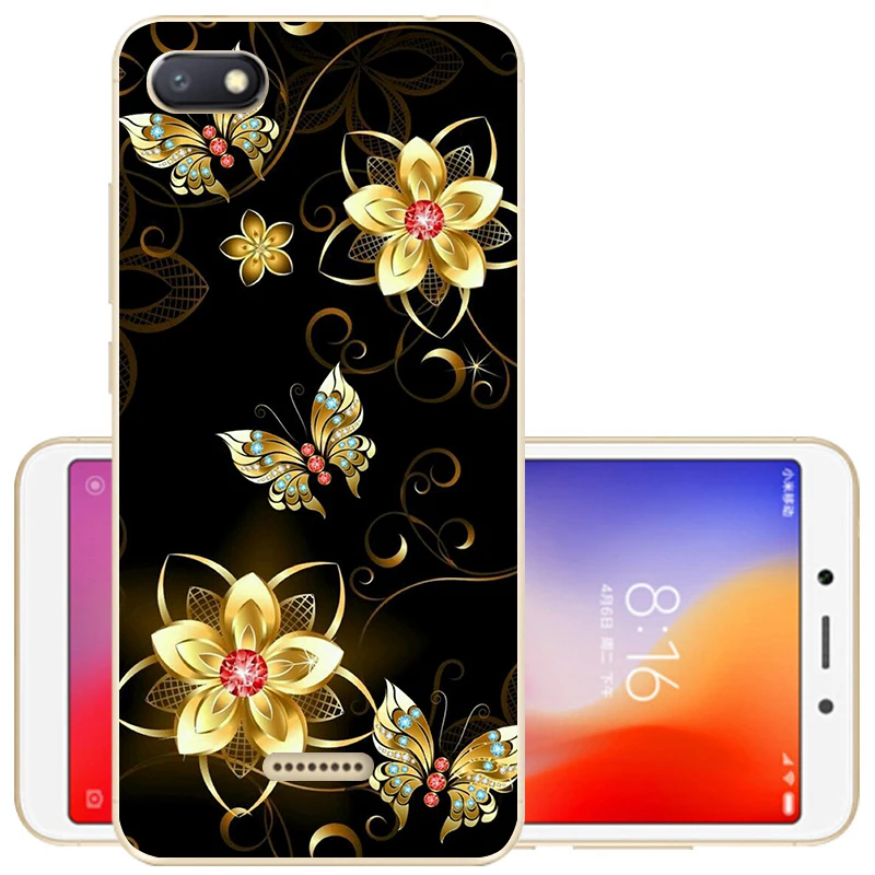 25 Чехол для Xiaomi Redmi 6A, чехол для Redmi 7A, Мягкая силиконовая задняя крышка для Redmi 8A, чехол из ТПУ для Xiaomi Redmi 6A 6 A A6 6 Pro, чехол для телефона s - Цвет: 25