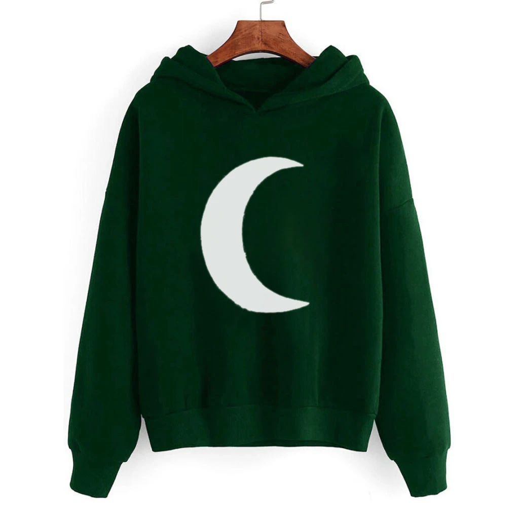 Hoodies Women Sweatshirts Large Size Leisure Printed Long Sleeve Casual Pullover Clothes Soft Cotton Korean Style Ladies 820