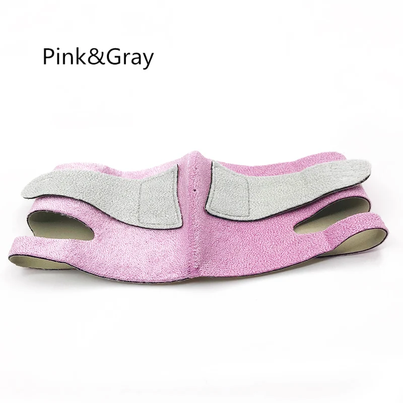 Pink Средство для подтяжки лица, тонкая маска для похудения, потеря веса, антицеллюлитная маска для лица, тонкий массажер, двойной подбородок, тонкий бандаж для лица - Цвет: Pink