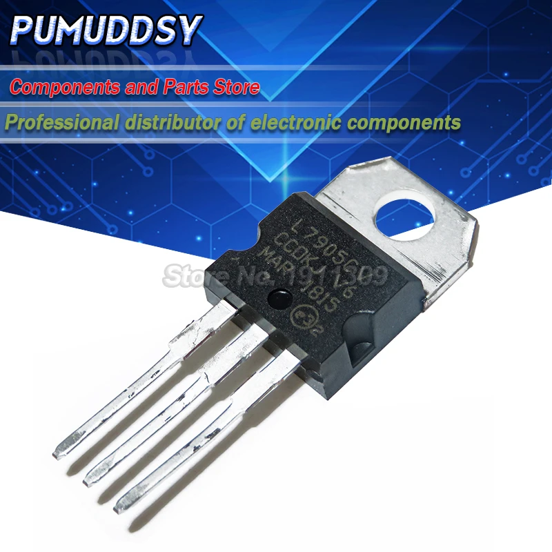 10 шт. Новый IC L7905CV L7905 7905-220 Регулятор напряжения 5 в | Электронные компоненты и