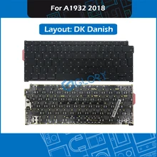 New Danish standard Keyboard For Macbook Air 13.3″ A1932 Denmark Keyboard Replacement 2018 MRE82