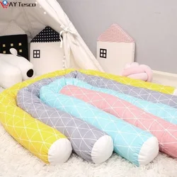 Oreiller Long anti collision pour enfants, clôture de lit pour bébés, oreillers de chevet doux, berceau pour nouveau né 