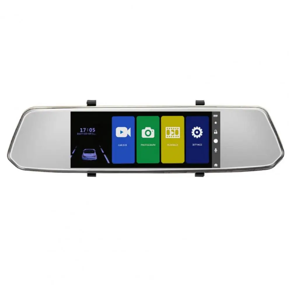 1 Set Great Car Recorder Multi-function Car DVR Glass Mirror Parking Monitor Dual Camera DVR Backup Camera Auto Accessories
