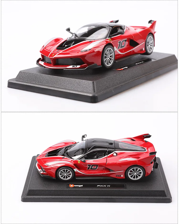Bimeigao 1: 24 Ferrari модель автомобиля Fxxk модель автомобиля из сплава оригинальная Заводская модель спортивного автомобиля украшения подарок
