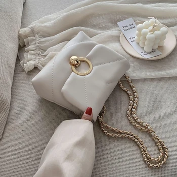 

Summer simple 2020 new fashion chain versatile instagram crossbody web celebrity small square bag