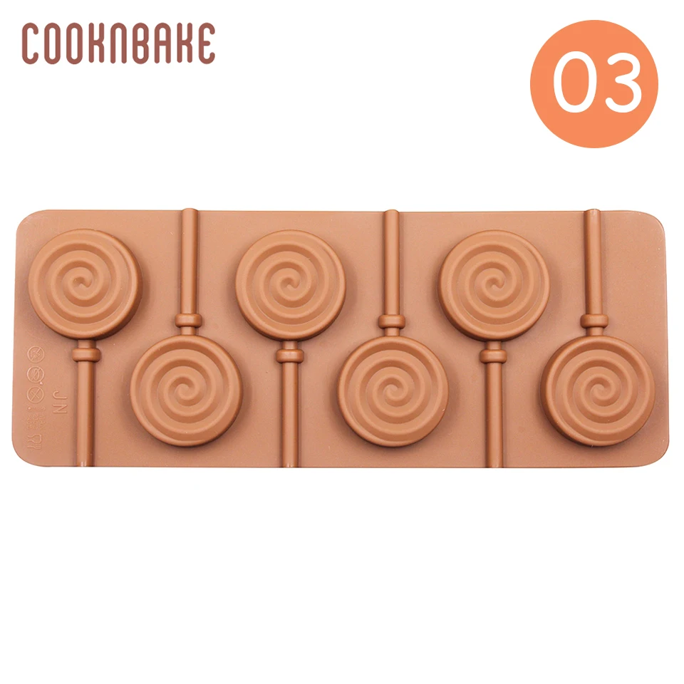 COOKNBAKE силиконовая форма для конфет, леденцов, шоколада, сахара, форма для леденцов, тортов, декоративная форма, круглая форма для печенья, кондитерских изделий, инструмент для выпечки - Цвет: CDSM-070