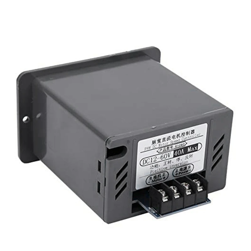 DC 12 60V 40A PWM щетка Мотор Скорость управления ler CW CCW Реверсивный переключатель X1040