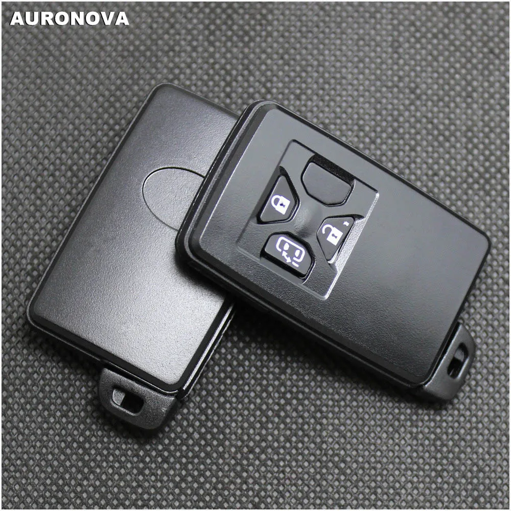AURONOVA новая Замена ключа без ключа для TOYOTA 3 Кнопка дистанционный ключ-брелок от машины чехол