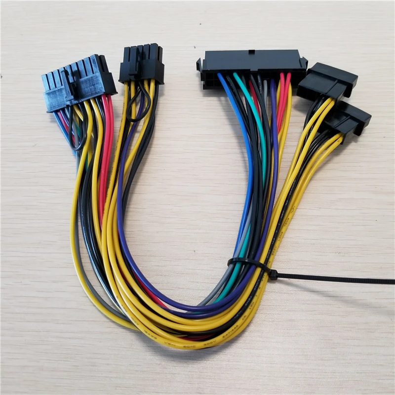8 шт. ATX 24P IDE 4P Molex к 18P 10P конвертер Кабель питания Шнур для HP Z800 рабочая станция