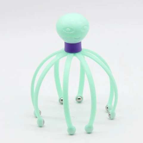 Massagers Rejuvenating Head No Hair Pulling Wires for Deep Relaxation Head Neck Massager Octopus Scalp Stress Relax