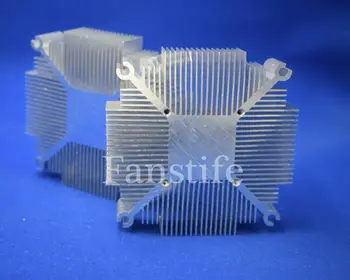 

15W 20W High Power Led Aluminum Heatsink 89mm Height 20mm Radiator