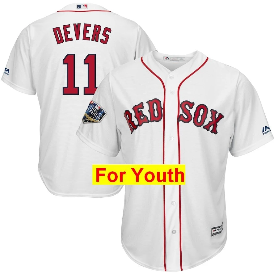 Youth Xander Bogaerts Boston David Ortiz Mookie Betts Andrew Benintendi Chris Sale David Price Jersey Bradley Jr World - Цвет: Youth