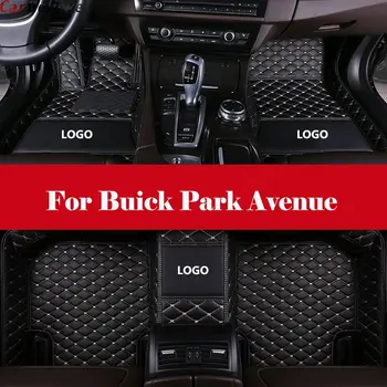 

Luxury Waterproof Leather Auto Floor mats Front + Rear All Weather Interior Mat Carpet For Buick Park Avenue