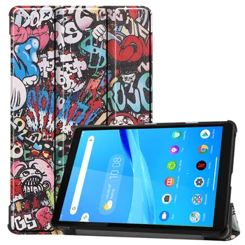 

For Lenovo Tab M8 TB-8505X Tablet Case Smart Cover Slim Magnetic 3 Foldable Stand PU Leather Protective Skin Shell