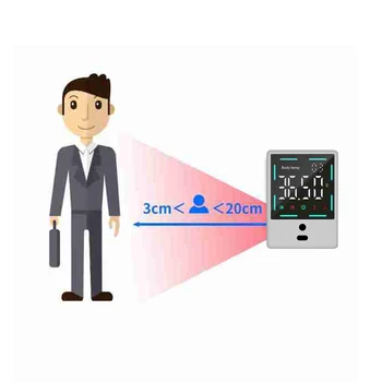 

Automatic Infrared Thermometer Temperature Measuring Tool Plastic LCD Thermometer Hygrometer Contactless Digital