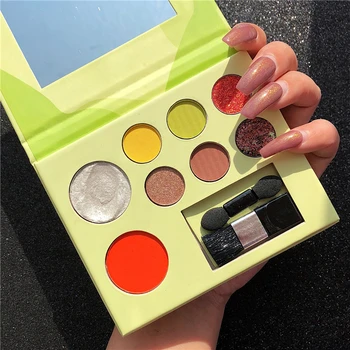 

Hotsale 8 Color Makeup Palette Eyeshadow Palette Matte Shinning Giliter Waterproof Pigmented Shimmer Eye Shadow Pallete Powder