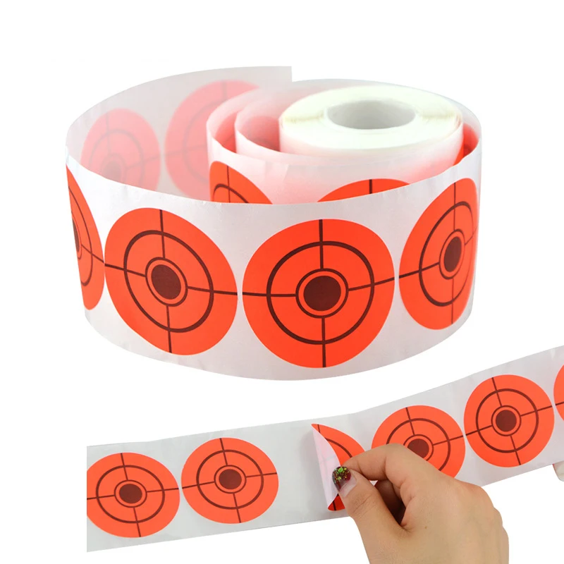 

2020 New Arrival 250pcs/Rol Shooting Adhesive Targets Splatter Reactive Target Sticker for Bow Hunting Shooting Practice