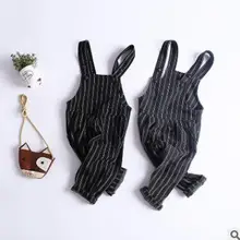 Новинка года; одежда для маленьких мальчиков; модные весенние Комбинезоны для маленьких девочек; Детские хлопковые Мягкие штаны на подтяжках; одежда для детей;