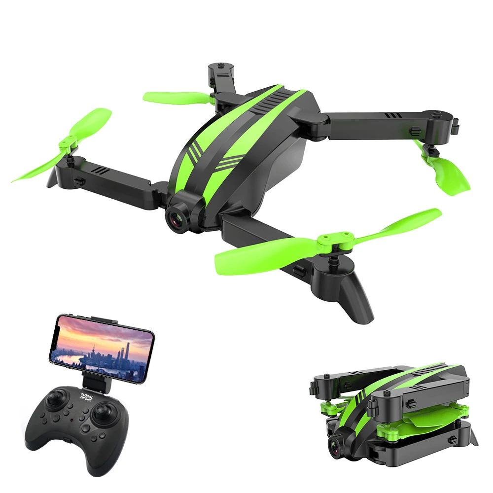 

Mini Folding RC Drone GW68 Helicopter Quadcopter Aircraft Fixed Height Drone WIFI Real-time Aerial Remote Control Aircraft