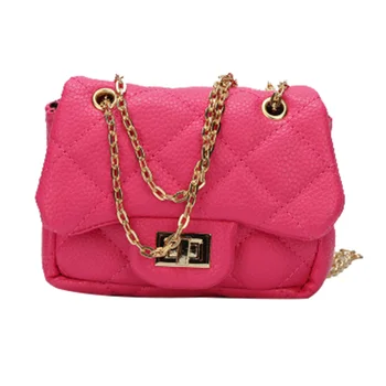 

Children Kids Girl Shoulder Crossbody Bag Chain PU Wear Resistant for Money Keys Best Sale-WT