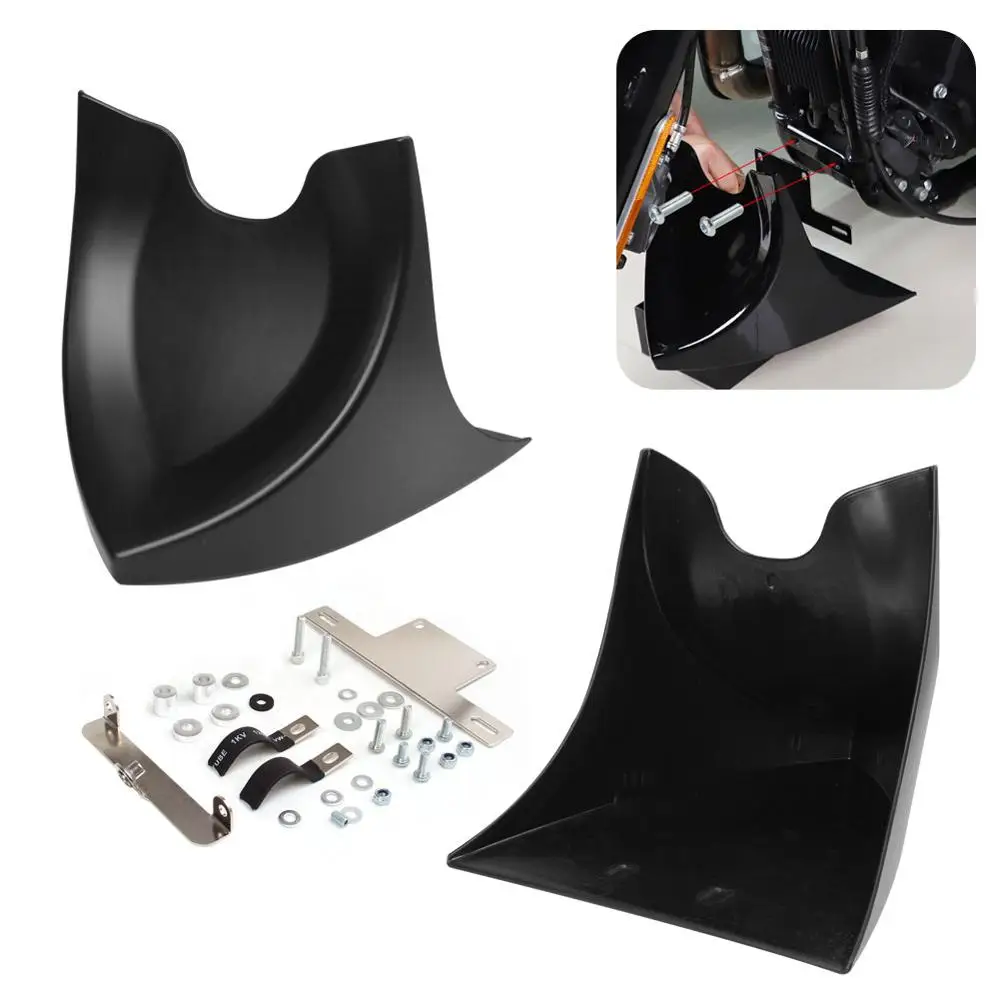 Motorcycle Matte Black Chin Lower Front Spoiler Air Dam Fairing For