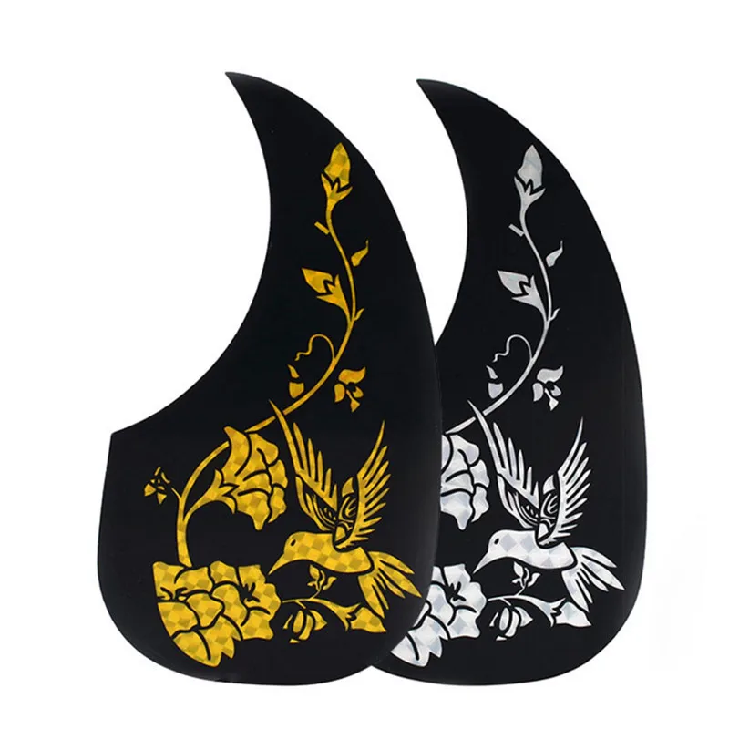 

Self-adhesive Pick Guard Sticker Gold Phoenix Dragon Pattern Decorated Acoustic Guitar Pickguard for Acoustic Guitar Accessories