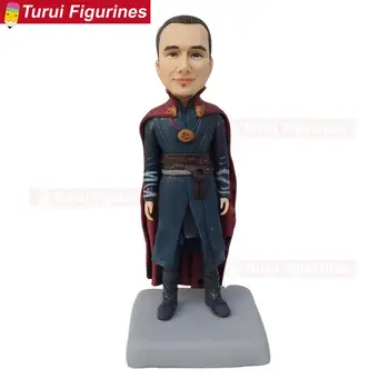 

superman future warrior figurine miniature custom design service from your photo by Turui Figurines customized gift personalized