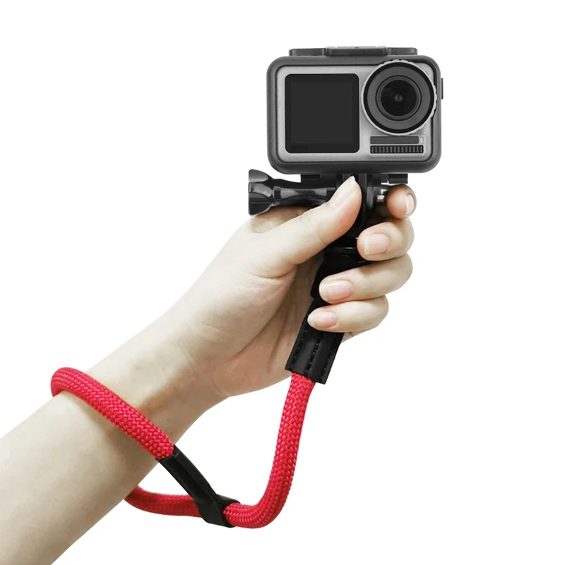 ABHU-For-Dji Osmo Action Handheld Lanyard Sling Медная гайка адаптер Ручной ремень для Osmo Action Sports camera Аксессуары
