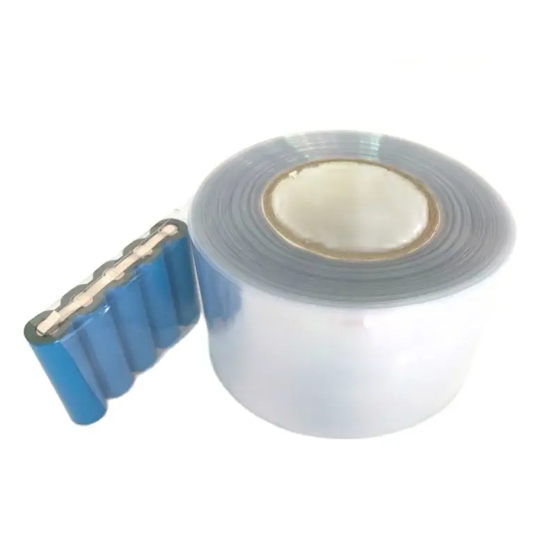 Tubo termorretráctil transparente de 1m, 50/70/92mm, envoltura de alambre, aislamiento eléctrico, tubo termorretráctil, película para batería Lipo