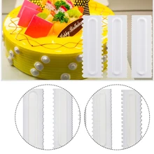 1 шт. скребок для торта для украшения торта Гребень скребок для льда кондитерских изделий DIY инструмент для кухонного использования хорошее простое использование прочные кухонные аксессуары для торта