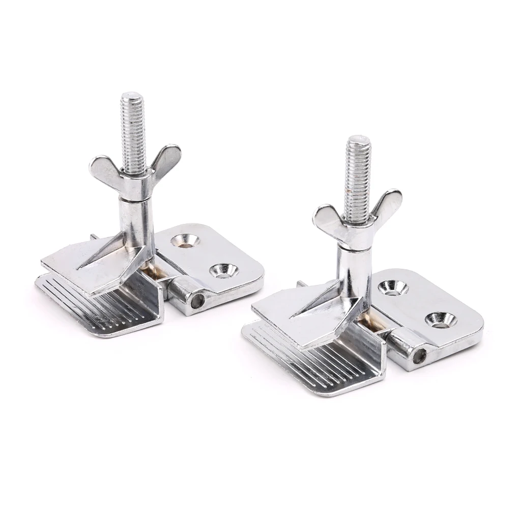 

One Pair Zinc Alloy Butterfly Hinge Clamps DIY Fixing Screen Tool Clip Hardware