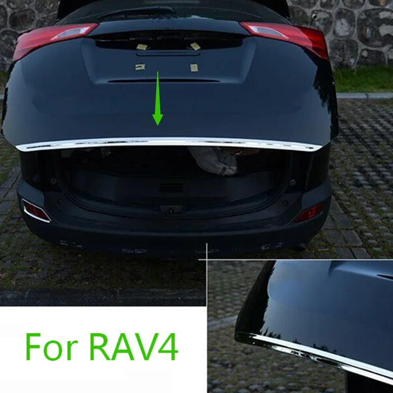 For-Toyota-RAV4-2013-2014-2015-2018-Tailgate-Rear-Door-Bottom-Cover-Molding-Trim-Stainless-Steel_副本