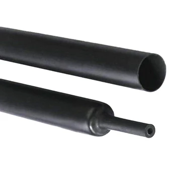 

2 Pcs Black Heat Shrink Tube Electrical Sleeving Car Cable/Wire Heatshrink Tubing Wrap - 13MM,2M & 20MM,2M