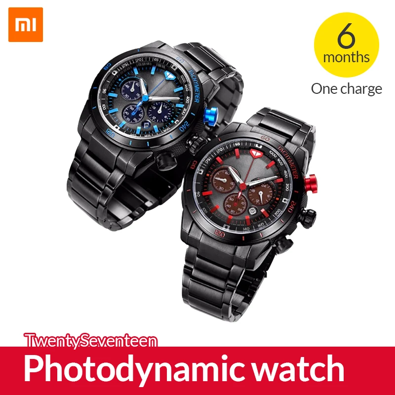 Оригинальные фотодинамические часы Xiaomi TwentySeventeen с сапфировой поверхностью и