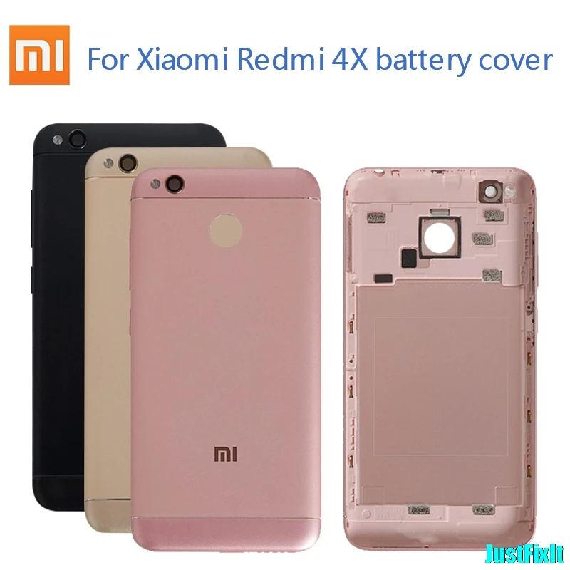 Новый корпус для xiaomi Redmi 4X крышка батарейного отсека задняя корпуса сменный чехол