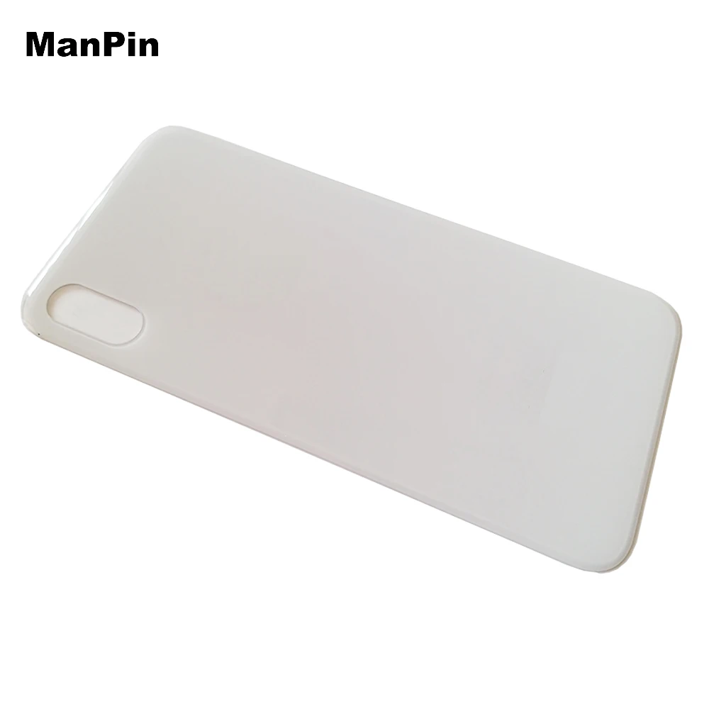 2 шт./лот задняя крышка с большим отверстием стекло батареи для iPone XS MAX X мобильный