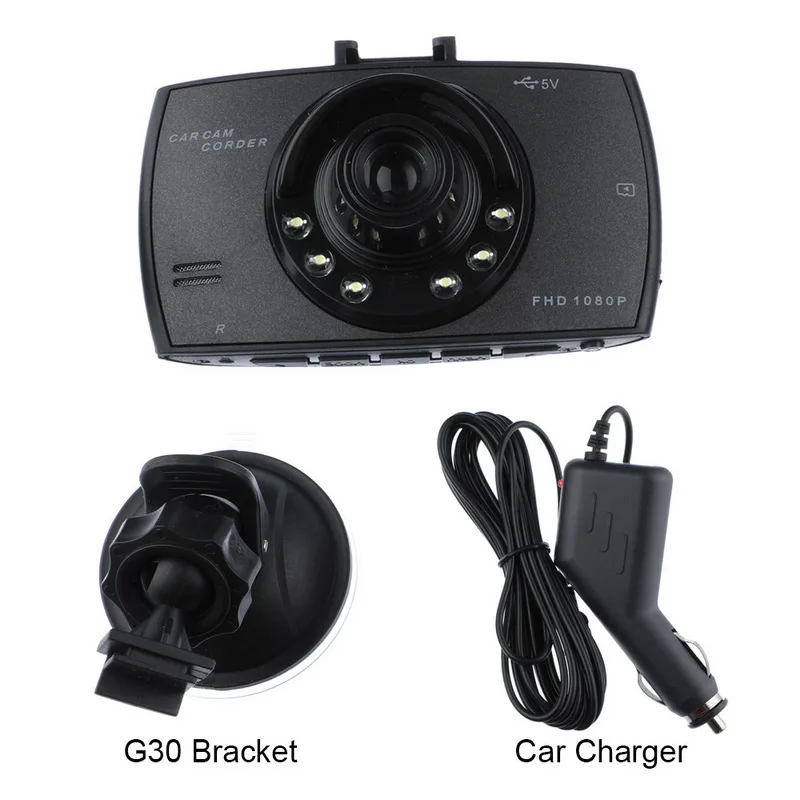 G30 2 дюймов HD 1080P невидимая Приборная панель автомобиля камера рекордер мини