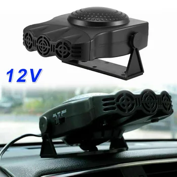 

Deicing Heater Electric Warmer Defroster Demister 12/24V Black Equipment
