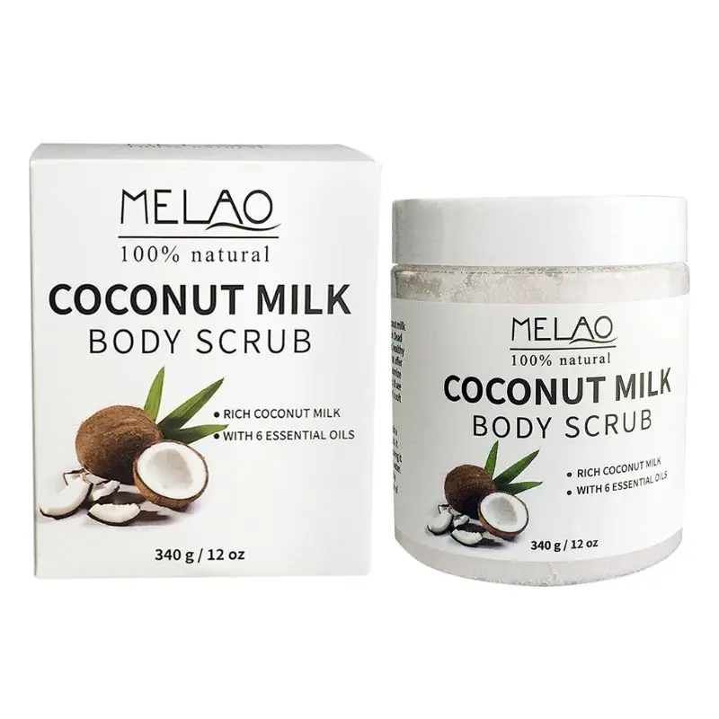 Cheap Coconut Milk Essential Oil Body Face Scrub Exfoliating Blackheads Sea Salt Natur y5KEl9NjL