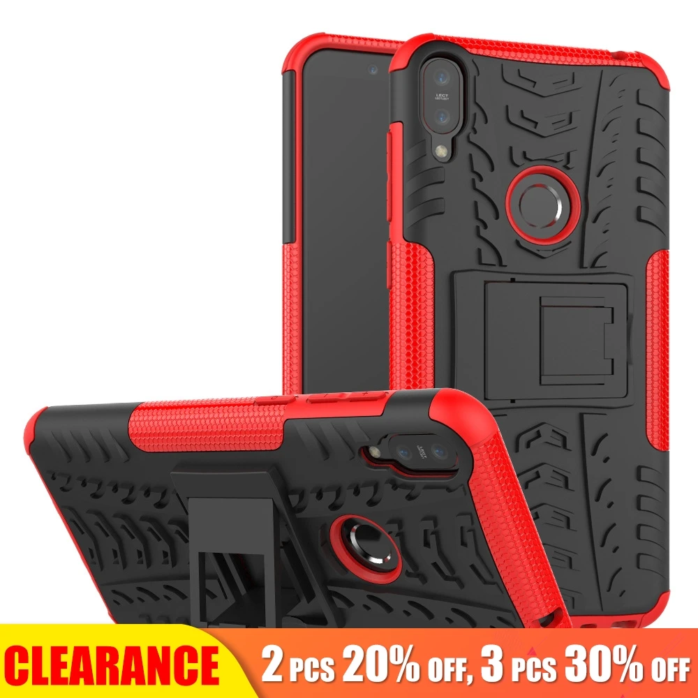 

[Clearance] For ASUS Zenfone Max Pro(m1) ZB601KL Case Hard with Stand Hybrid Protect back Cover For Zenfone Max Pro(m1) ZB601K
