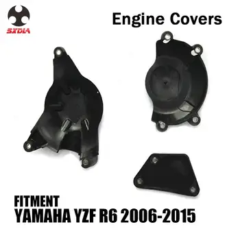 

Motorcycle Engine Cover Protect Protective For YAMAHA YZF R6 YZFR6 2006 2007 2008 2009 2010 2011 2012 2013 2014 2015
