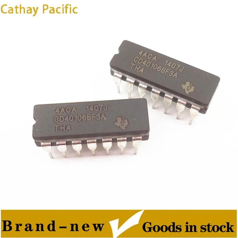 Cd40106Bf3A Cdip-14 Texas Strumenti Logica Chip Serie Inverter E Buffer Ic Chip Nuovo Spot